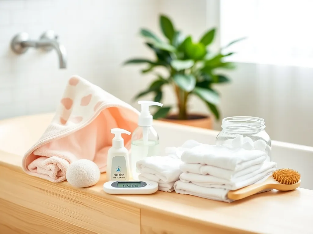 Co należy przygotować do kąpieli noworodka?