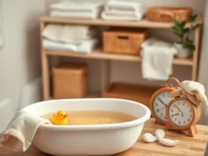 O której godzinie kąpiel noworodka?